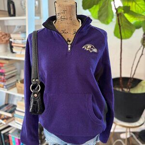 Purple Baltimore Ravens Quarter-Zip Fleece – Team Spirit